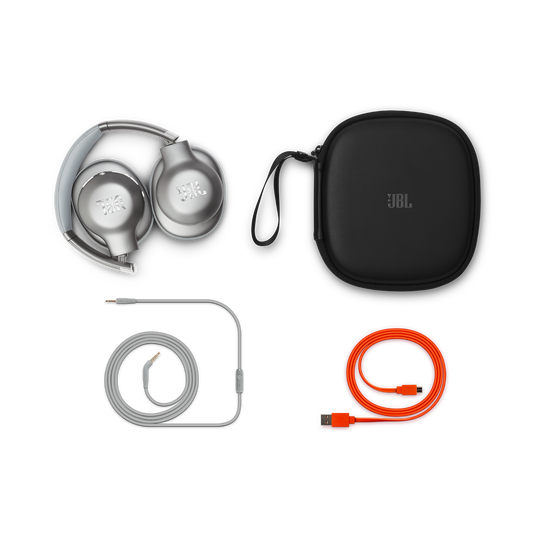 JBL EVEREST™ 710 - Silver - Wireless Over-ear headphones - Detailshot 2
